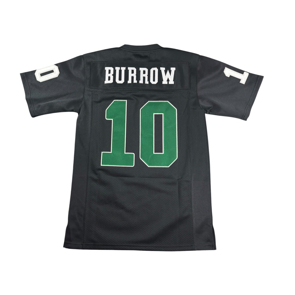 Authentic Classics Joe Burrow Athens HS Football Jersey Black Green Size S NEW - Picture 2 of 5